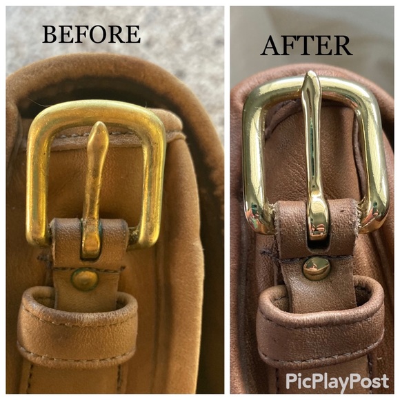 Vintage 70’s NYC Coach Saddle Pouch Large # 9585 in Saddle Brown - Picture 3 of 16